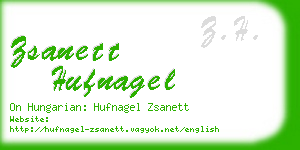 zsanett hufnagel business card